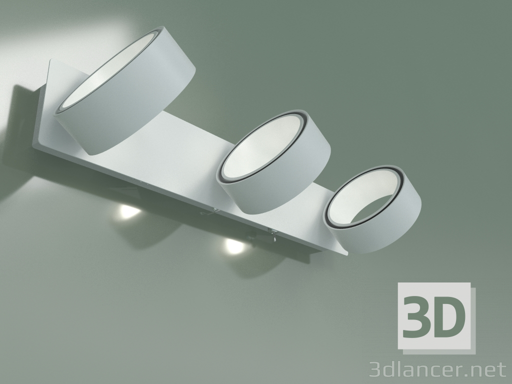 3D Modell Wandleuchte 20068-3 LED - Vorschau