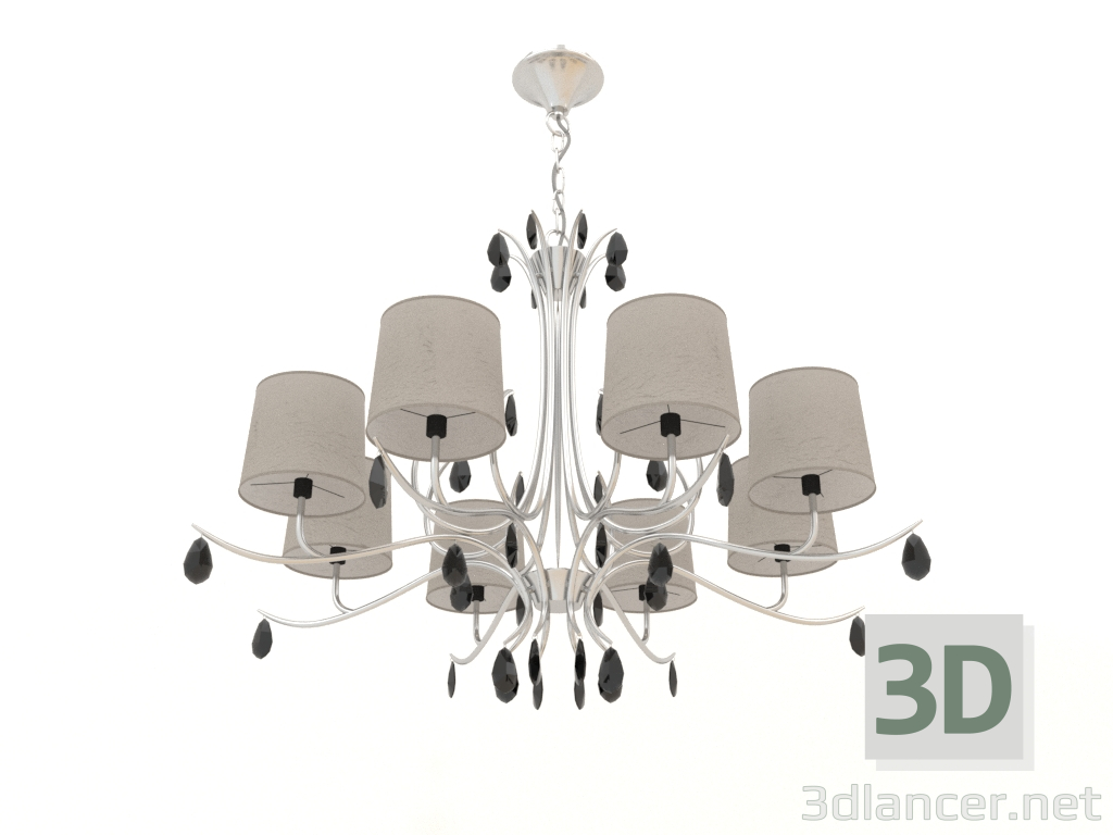 3d model Pendant chandelier (6312) - preview