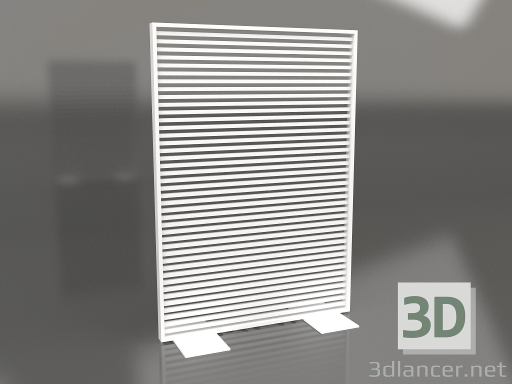 3d model Aluminum partition 120x170 (White) - preview