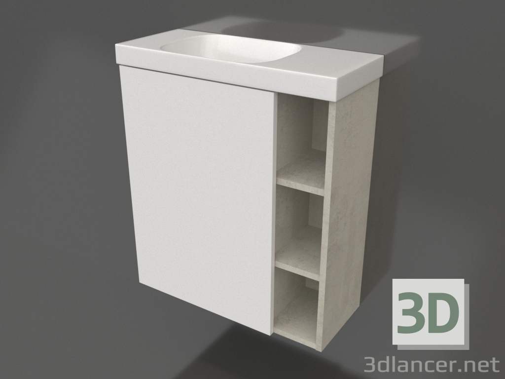 3d model Hanging cabinet 60 cm (ALB0106LLS+ALB0706WM) - preview