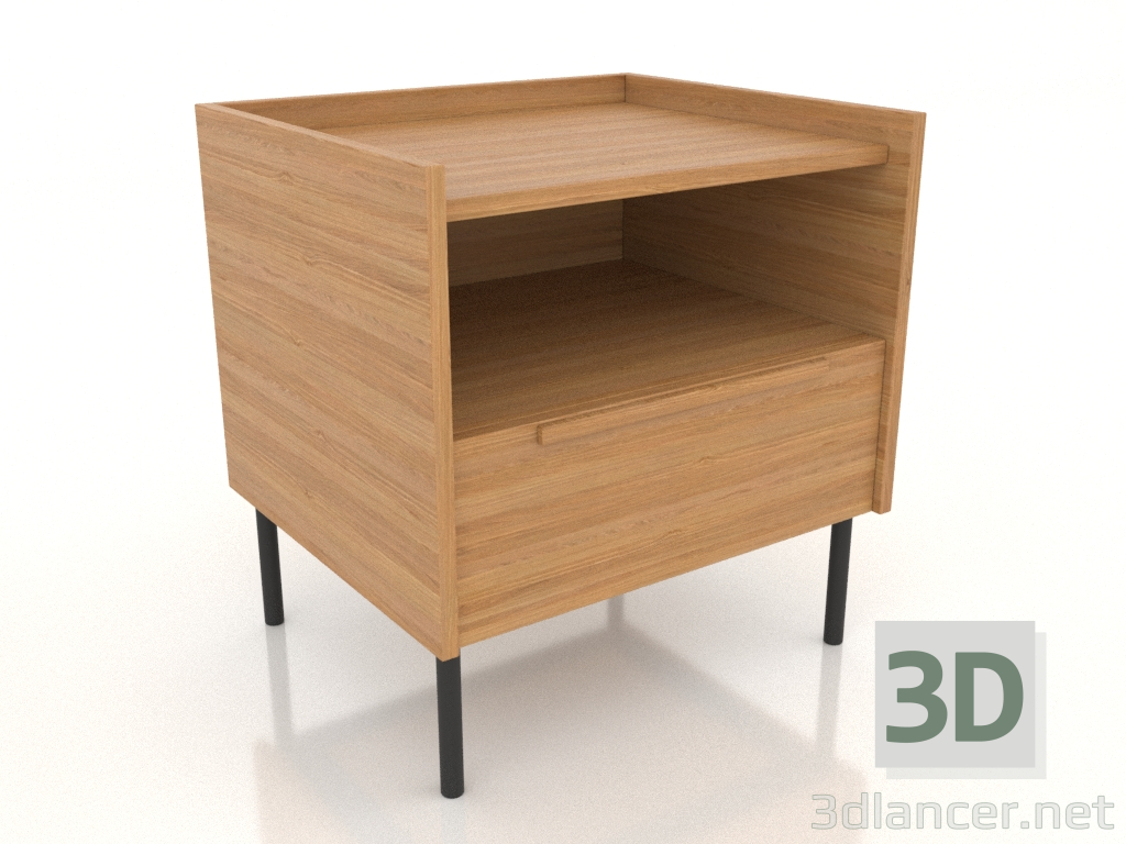 Modelo 3d Mesa de cabeceira STAND 1.500 mm (carvalho natural) - preview