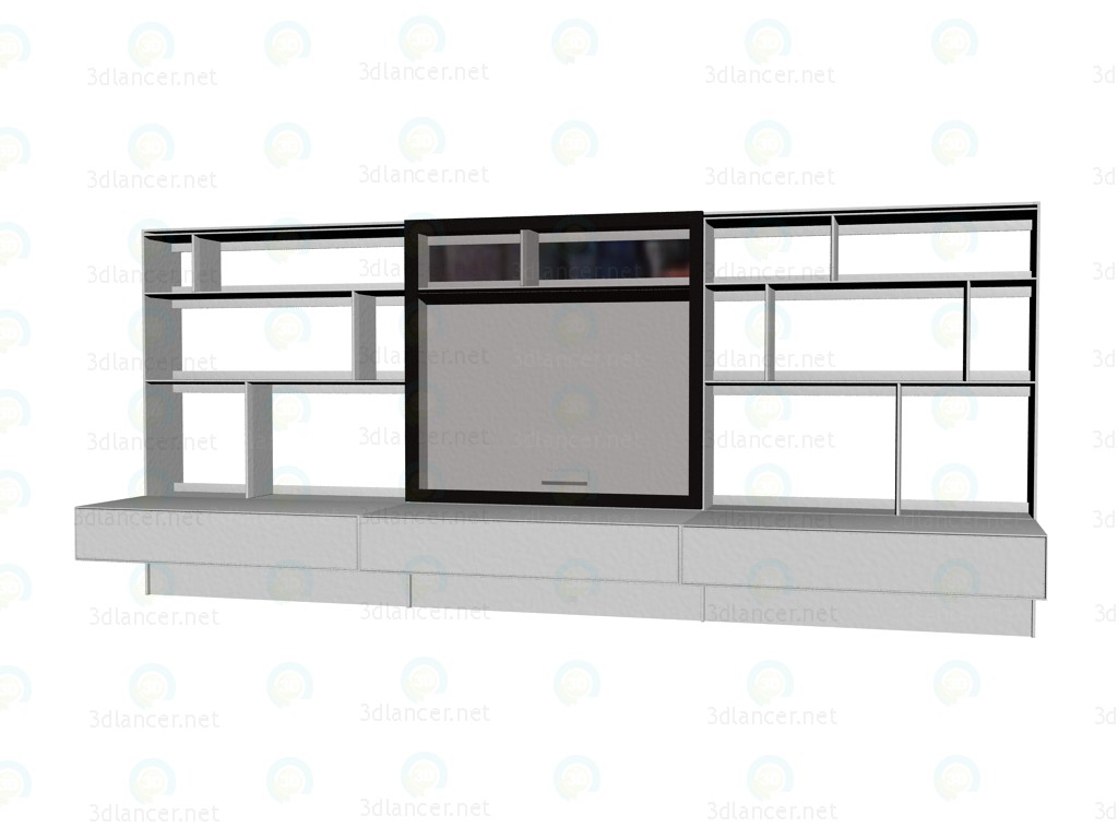 3d model Sistema de mobiliario (rack) FC0938 - vista previa
