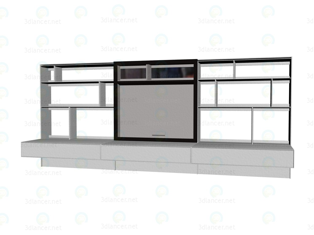 3D modeli Mobilya sistemi (raf) FC0938 - önizleme