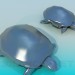 3D modeli Kaplumbağalar - önizleme