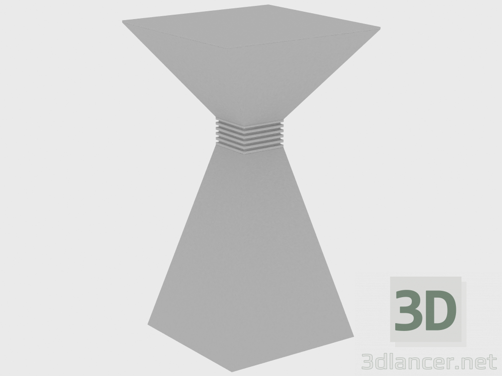 modèle 3D Table basse ANDY PETIT TABLEAU B + D (41x41xH72) - preview