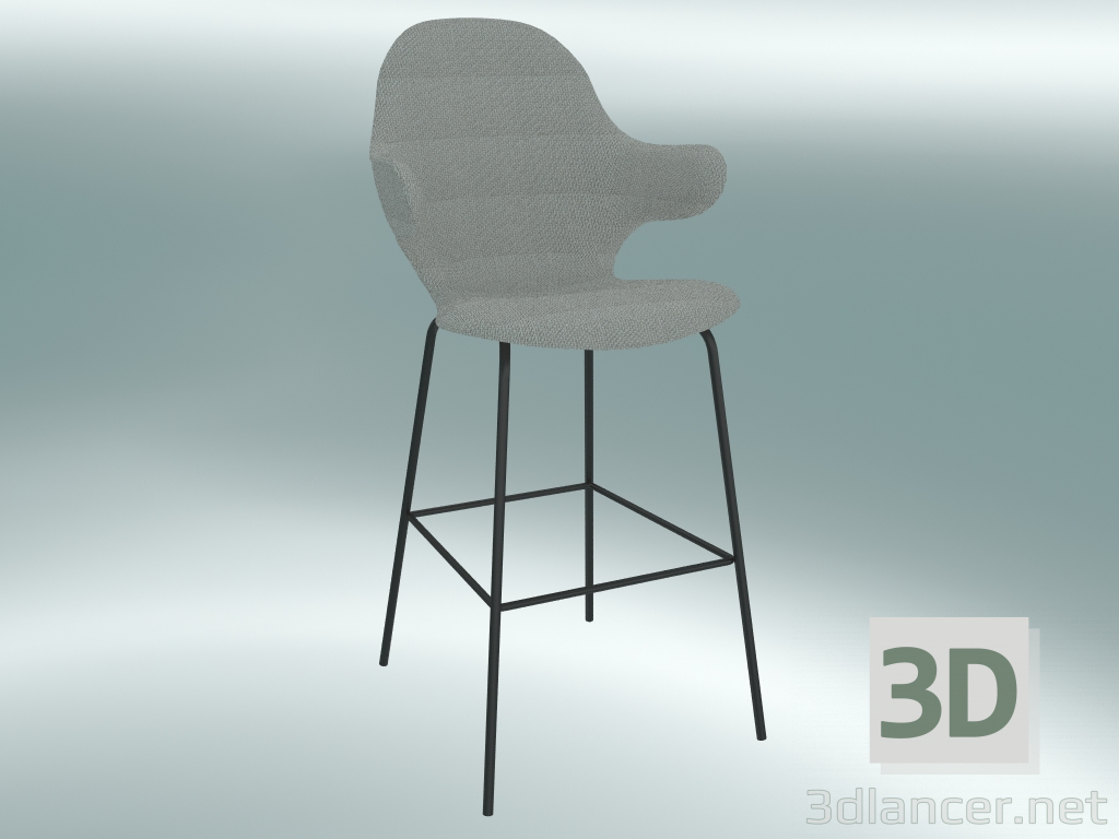3d model Bar stool Catch (JH17, 63x58 H 117cm, Jacquared - Neutral) - preview