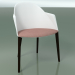 3D Modell Stuhl 2224 (4 Holzbeine, mit Kissen, PC00001 Polypropylen, Wenge) - Vorschau