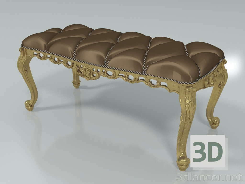 3d model Bedside bench (art. 13522) - preview