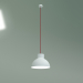 3d model Pendant lamp Works (white-red) - preview