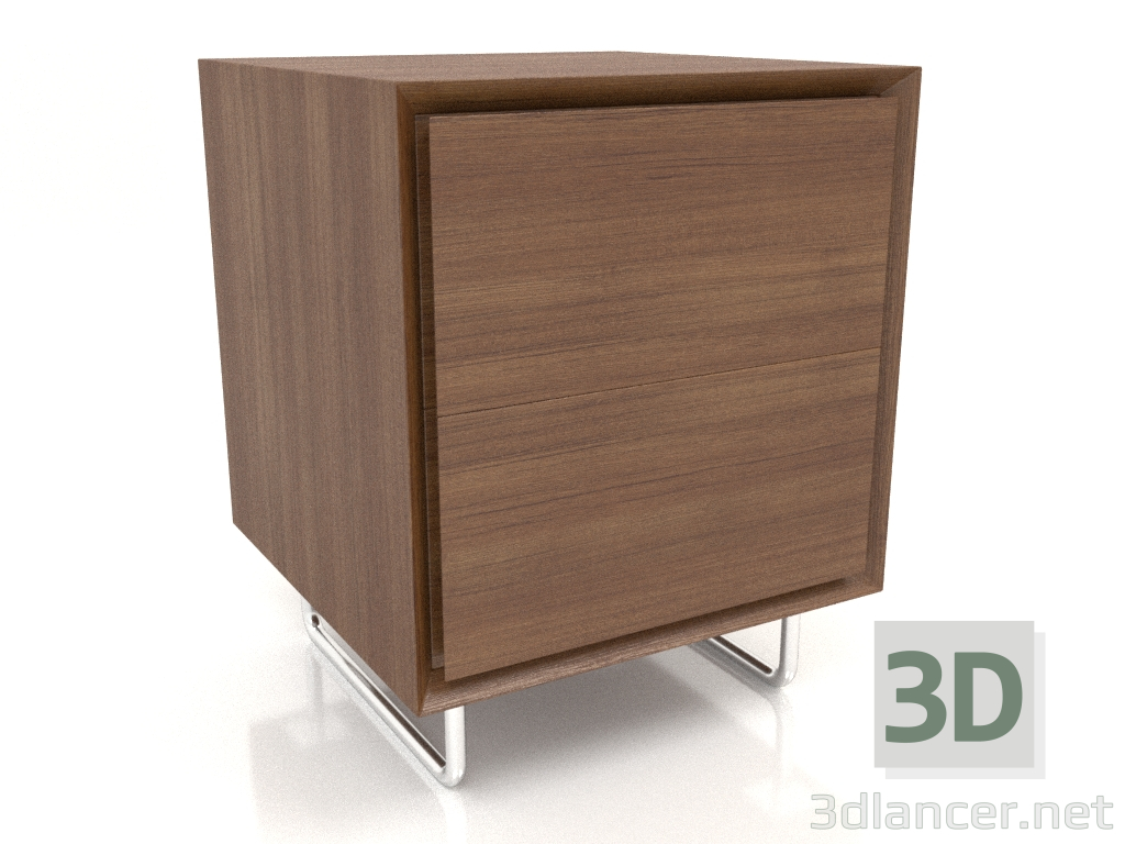 3d model Mueble TM 012 (400x400x500, madera marrón claro) - vista previa