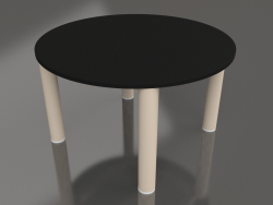 Coffee table D 60 (Sand, DEKTON Domoos)