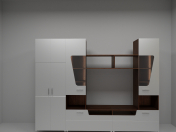 The wall-unit  for the living room