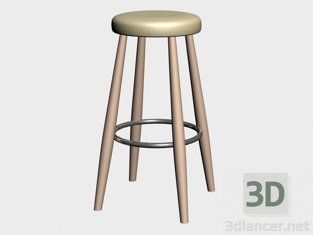 3D modeli Bar taburesi (ch56) - önizleme