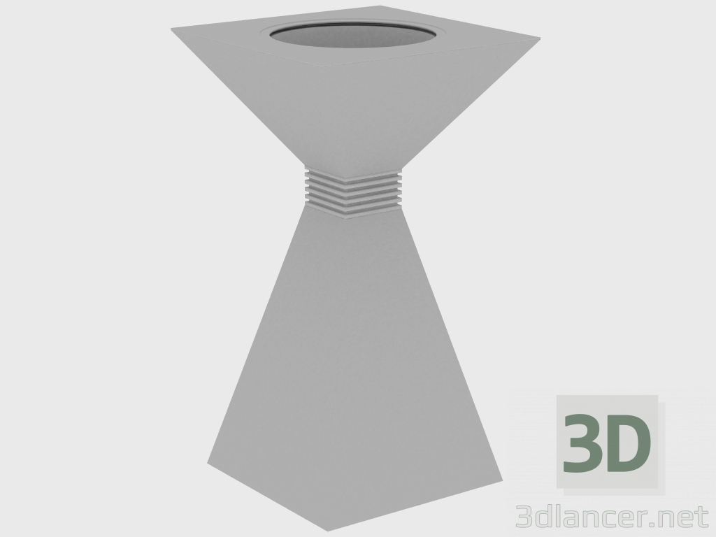 modèle 3D Petite table ANDY PETIT TABLEAU B + F (41x41xH72) - preview