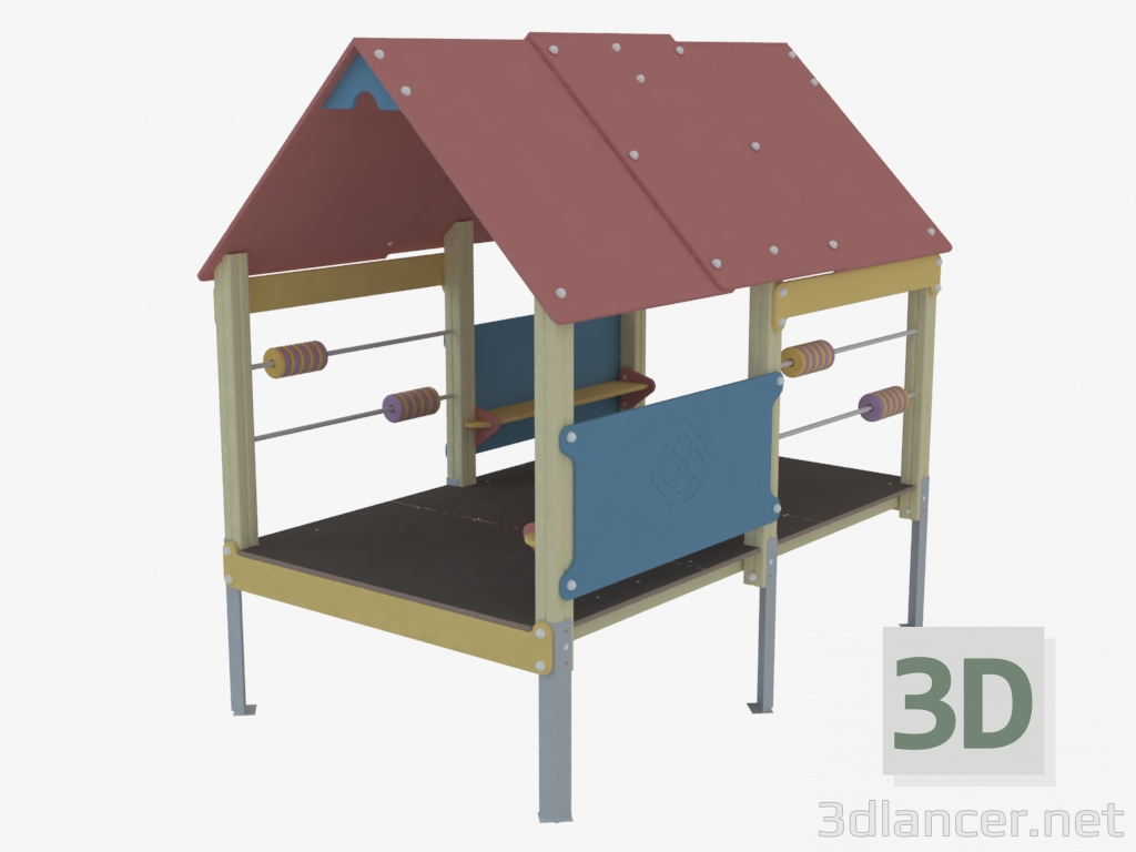 3D Modell Kinderspielhaus (5012) - Vorschau
