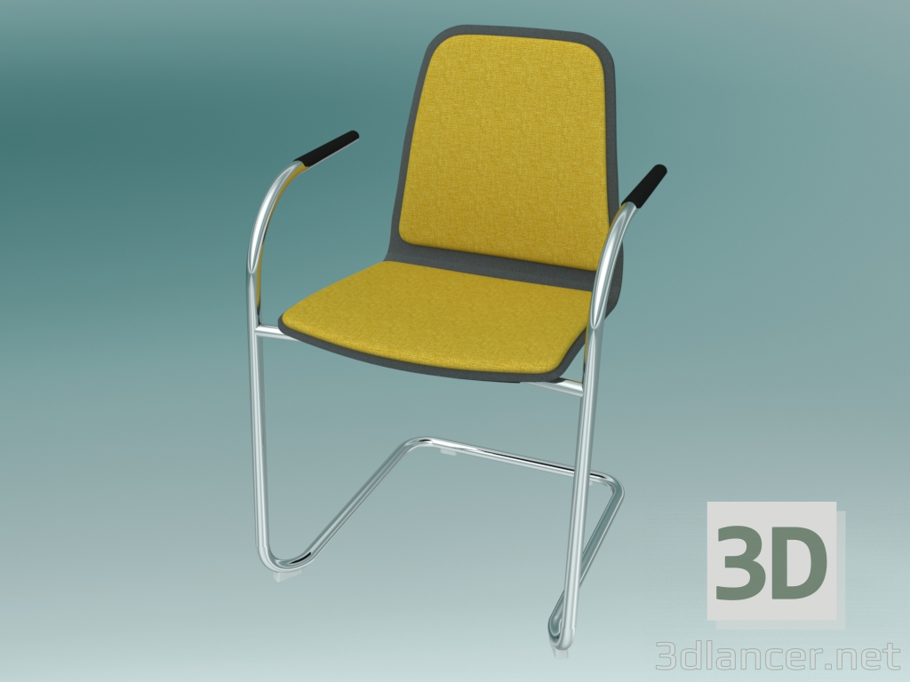 3 डी मॉडल आगंतुकों के लिए कुर्सी (K31V1 2P) - पूर्वावलोकन