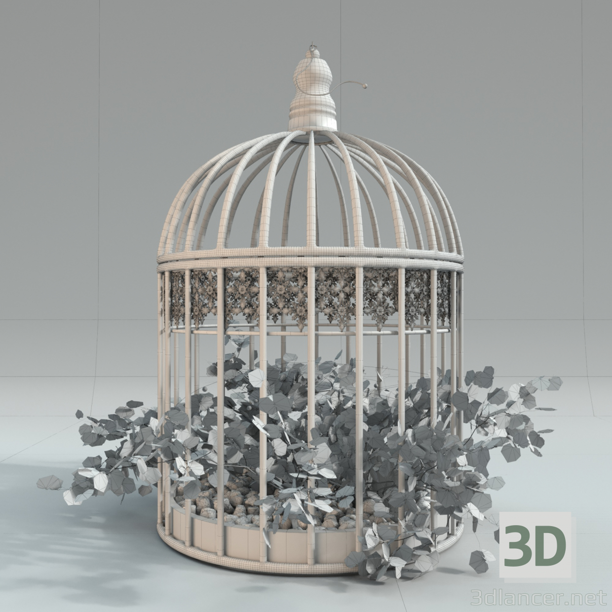 3d model Decorative cage | 64439 | 3dlancer.net