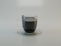 Glass cup / Стеклянная кружка