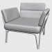 modello 3D Poltrona sedia impilabile Club 92200 92250 - anteprima