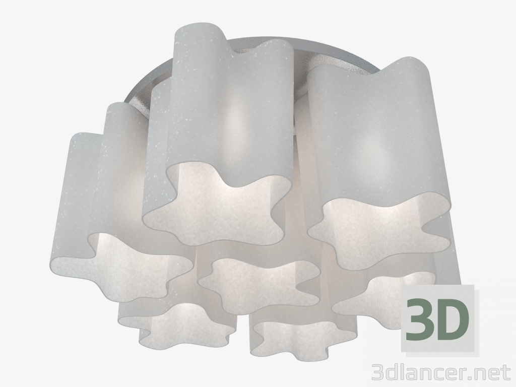 modello 3D Lampadario da soffitto Nubi (802070) - anteprima