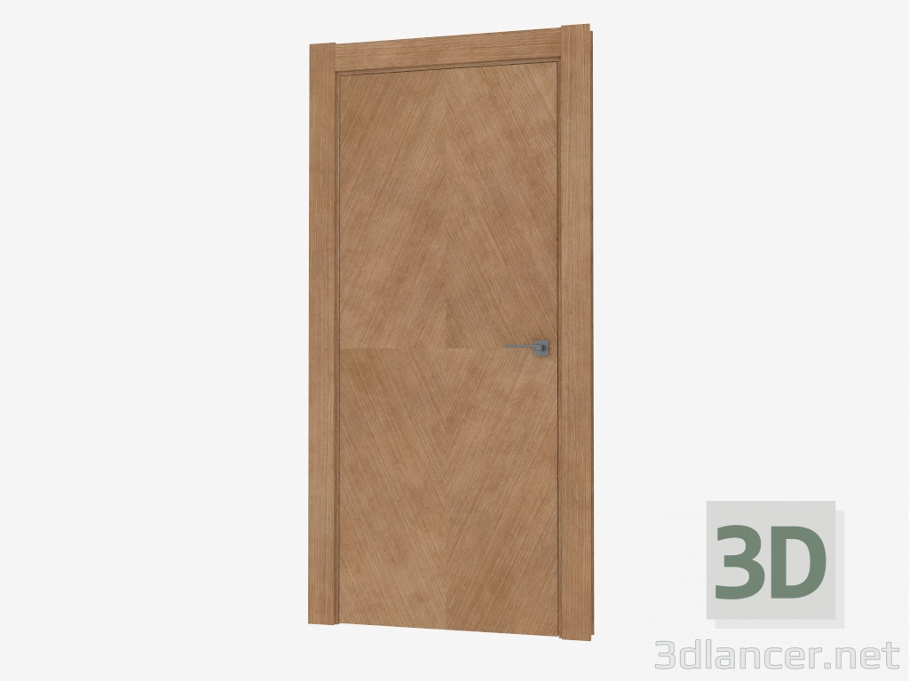 modello 3D Porta interroom Crystal - anteprima