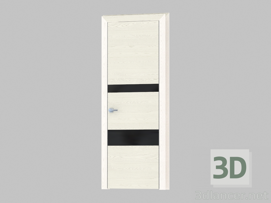 3d model Puerta de interroom (35.31 negro) - vista previa
