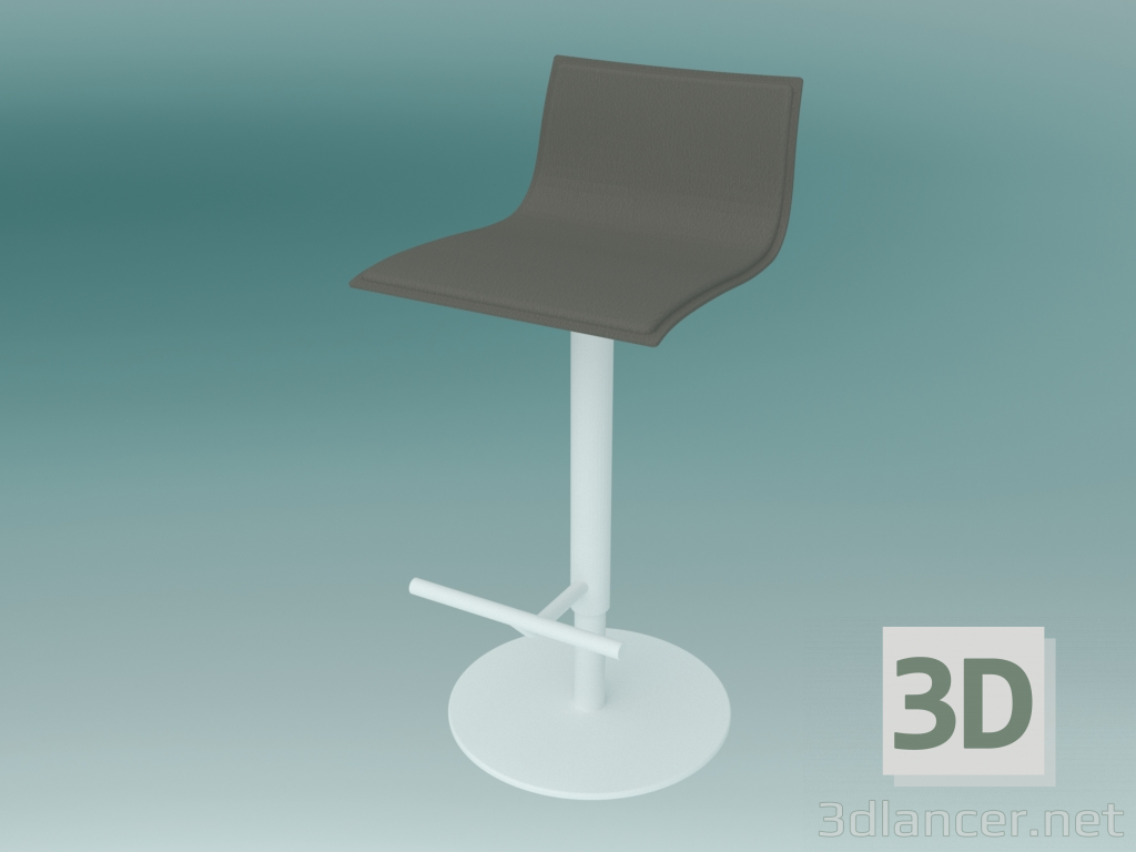modèle 3D Chaise de bar THIN (cuir S24) - preview