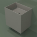 3D modeli Duvara monte lavabo (02UN23101, Clay C37, L 48, P 36, H 48 cm) - önizleme