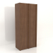 3d model Wardrobe MW 05 wood (1260x667x2818, wood brown light) - preview