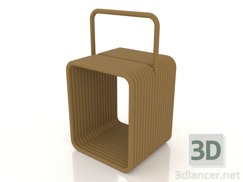 modèle 3D Journal haut (jaune) - preview