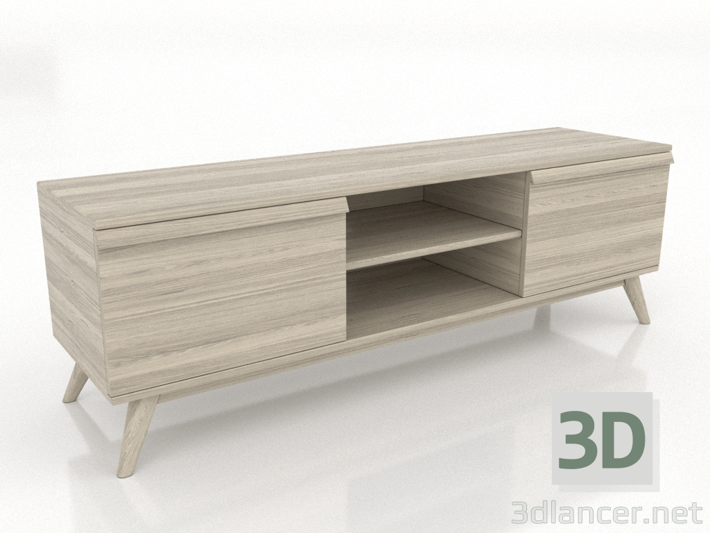 3D modeli AÇIK dolap 1500 mm (açık meşe) - önizleme 3D modeli AÇIK dolap 1500 mm (açık meşe) - önizleme