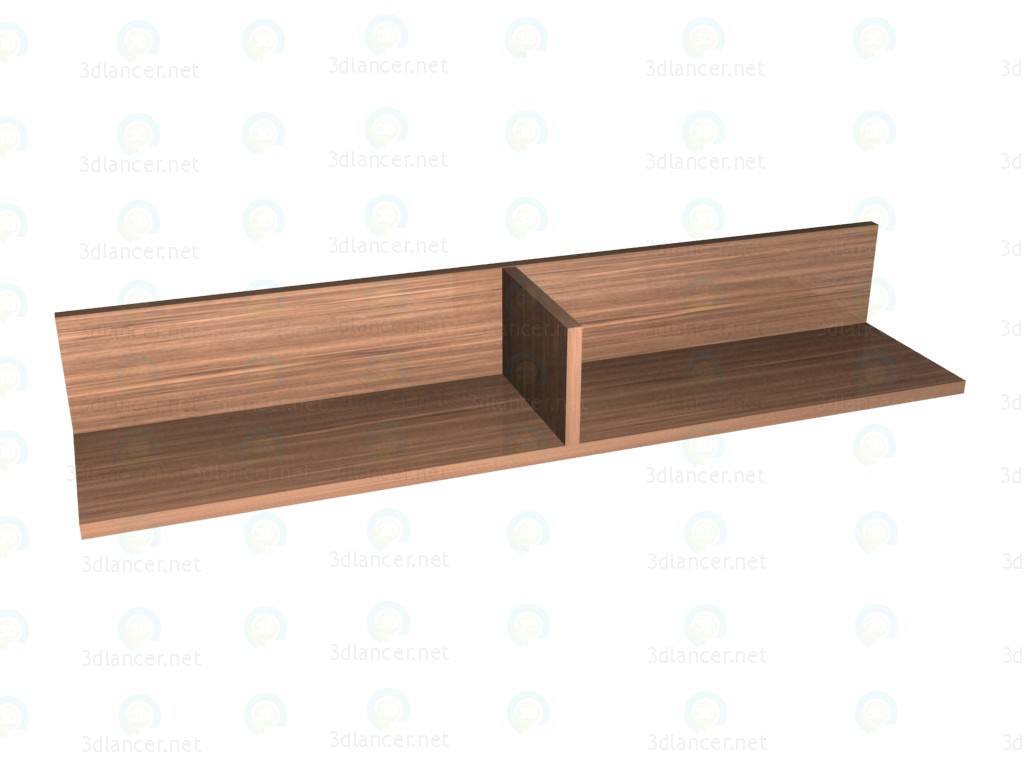 3d model Estantería - vista previa