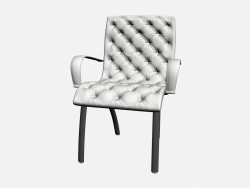 Chair with armrests HERMAN CAPITONNE 1