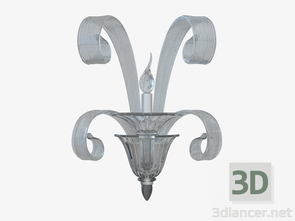 3d model Wall bracket made of glass (W110218 1grey) - preview