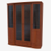 3d model Furniture wall for four-section cabinet (4821-55) - preview