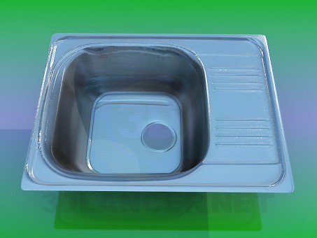 3d модель Кухонная мойка – превью 3d модель Кухонная мойка – превью