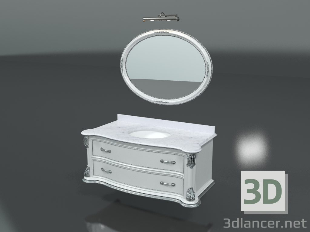 3D Modell Waschbecken (Art. 13669) - Vorschau