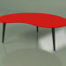 3d модель Журнальний стіл Нирка (червоний) – превью