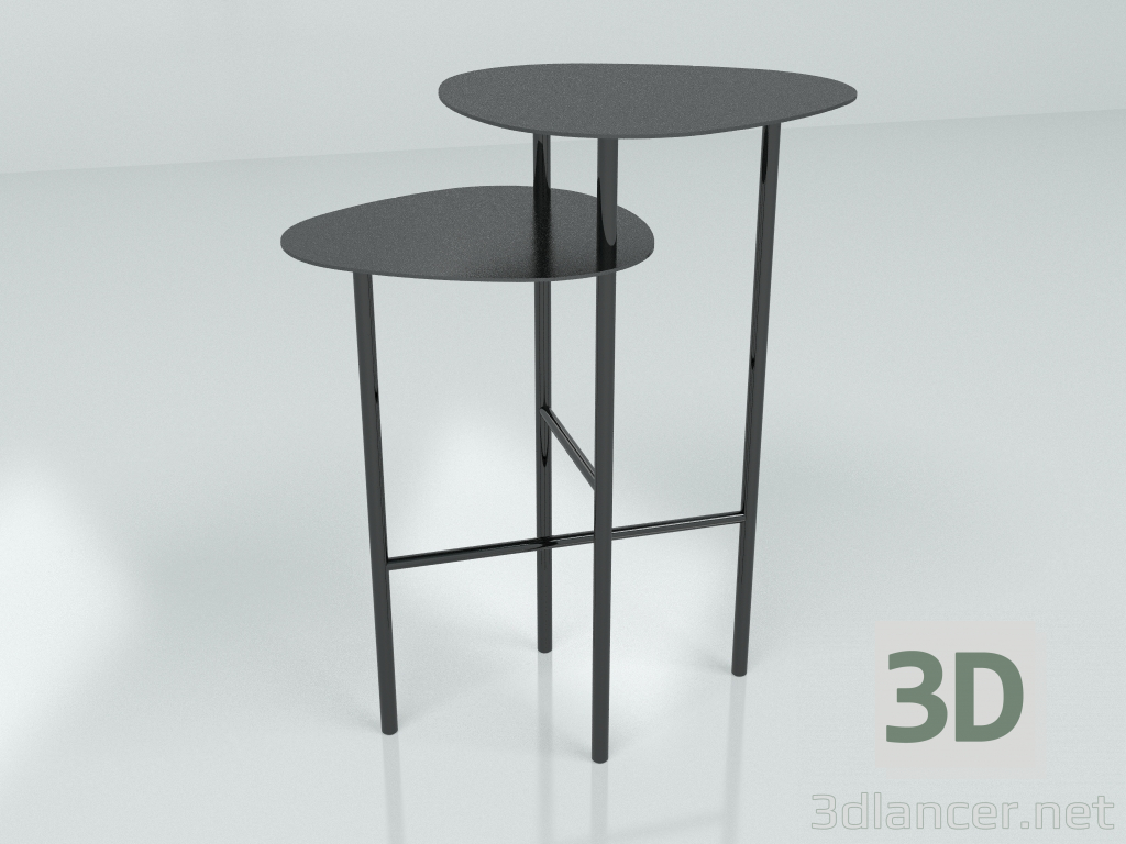 3D Modell Couchtisch 45° – 9° COMO - Vorschau