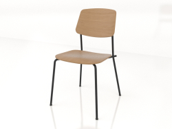 Unstrain-Stuhl mit Sperrholzrückenlehne H81