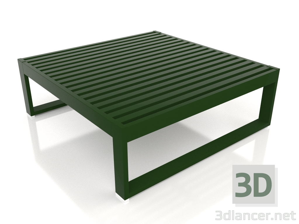 3d model Coffee table 91 (Bottle green) - preview