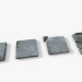 3d Cement+Moss tiles model buy - render