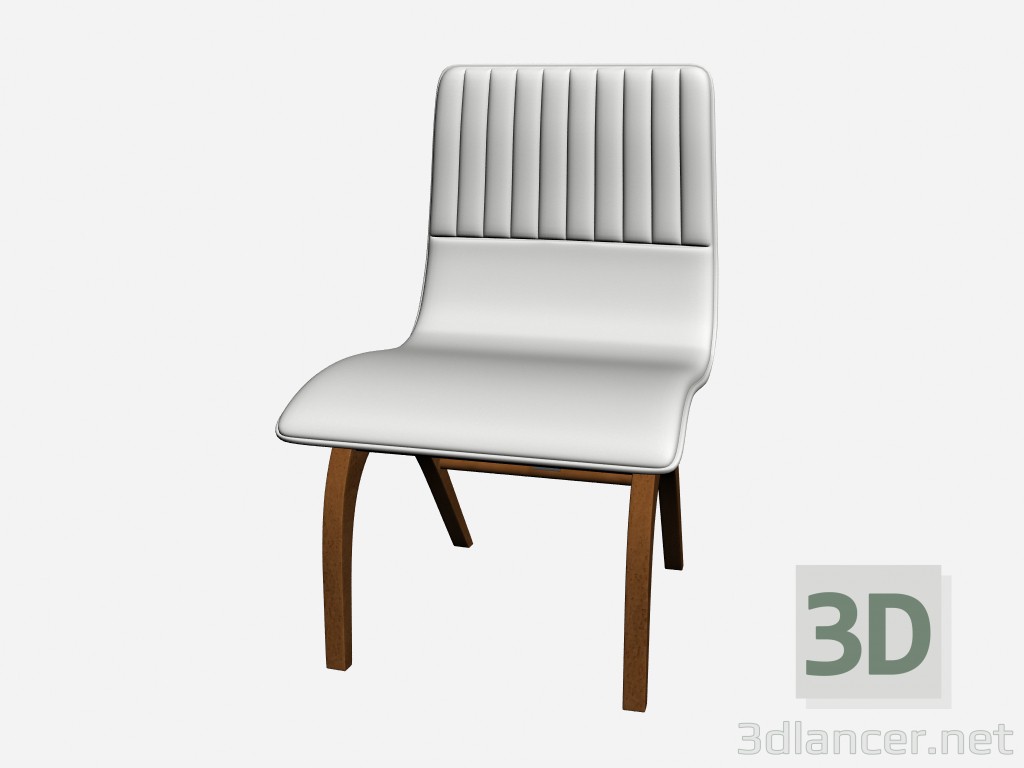 3 डी मॉडल कुर्सी armrests हरमन FISSA बिना - पूर्वावलोकन