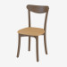 3 डी मॉडल डाइनिंग कुर्सी की लकड़ी अल्ला - पूर्वावलोकन