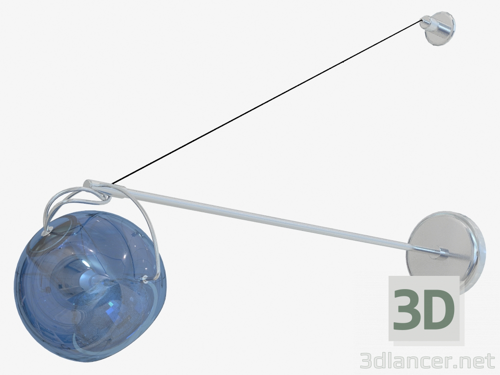 3D Modell Wandleuchte D57 D03 31 - Vorschau