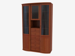 Parede de mobiliário para um armário de três secções (4821-56)
