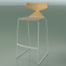 3d model Stackable Bar Stool 3713 (with cushion, Natural oak, V12) - preview