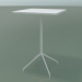 modèle 3D Table carrée 5714, 5731 (H 105 - 69x69 cm, étalée, Blanc, V12) - preview