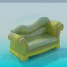 3D modeli Bir birim olarak kanepeler - önizleme