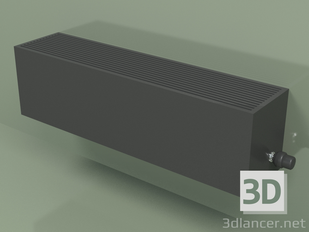 3D modeli Konvektör - Aura Slim Basic (280x1000x230, RAL 9005) - önizleme